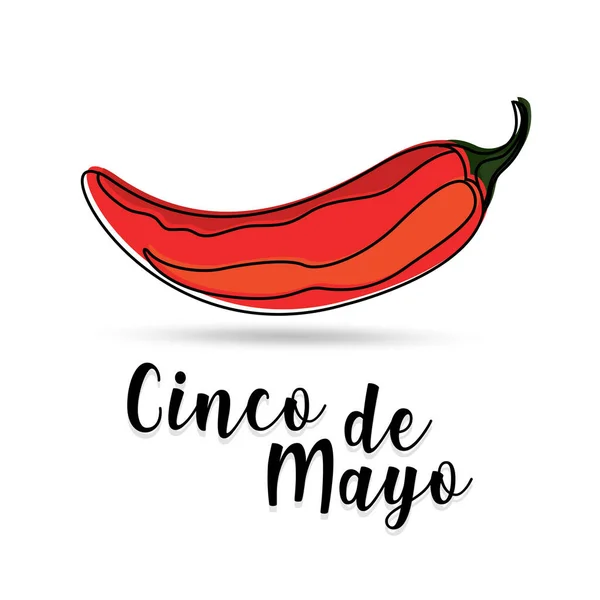 Plantilla Cinco de mayo — Vector de stock