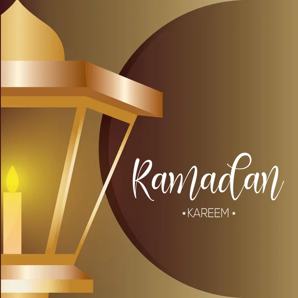 Ramadan kareem card — Stock Vector