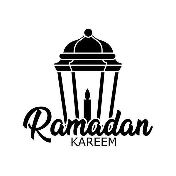Carta del Ramadan Kareem — Vettoriale Stock