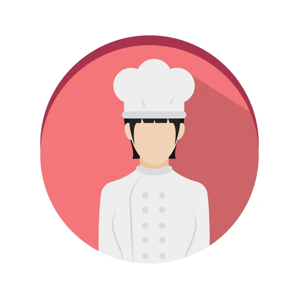 Icono de chef aislado — Vector de stock