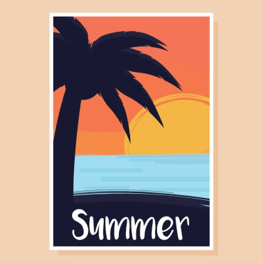 denizde gün batımı