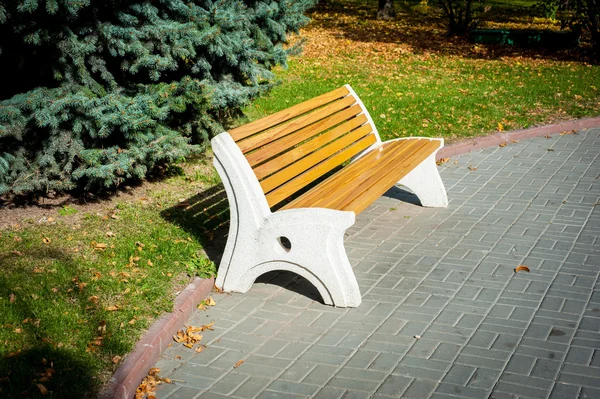 Bench in the park — Stock Photo, Image