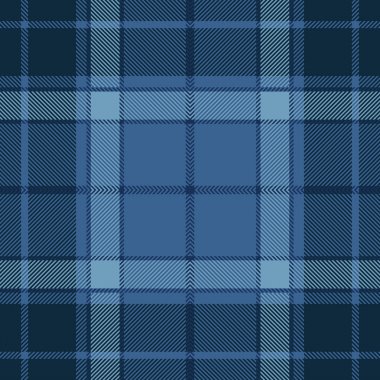 Mavi Tartan ekose Dikişsiz desen tasarım