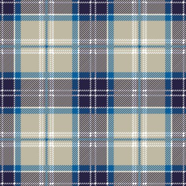 Mavi Tartan ekose Dikişsiz desen tasarım