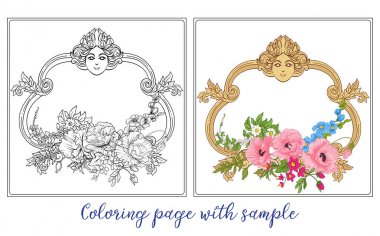 Küme veya anahat ve poppy, daff renkli yaz çiçek buketi