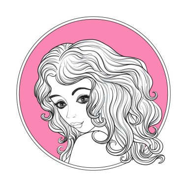 Genç ve güzel bir kız.