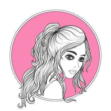 Genç ve güzel bir kız.