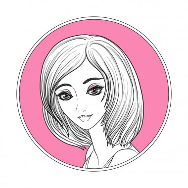 Genç ve güzel bir kız.