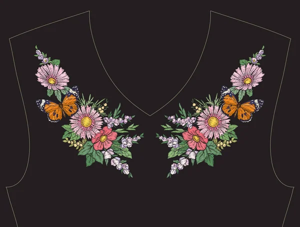 Nakış yaka, yaka T-shirt, bluz, gömlek için için. Patt