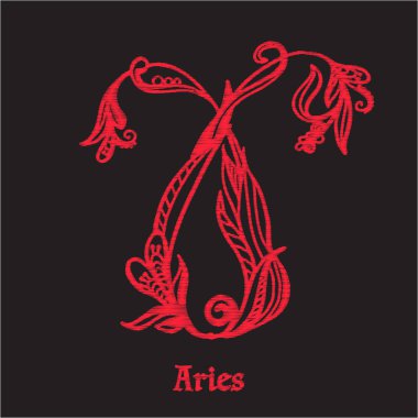 Nakış Zodyak işareti ile.