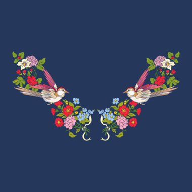 Yaka çiçek ve siyah arka plan üzerine yutmak. Lin stok