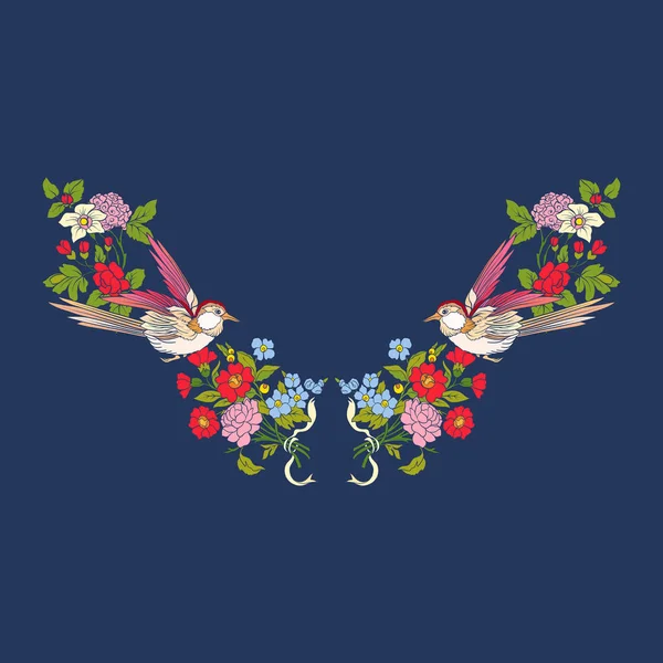 Yaka çiçek ve siyah arka plan üzerine yutmak. Lin stok