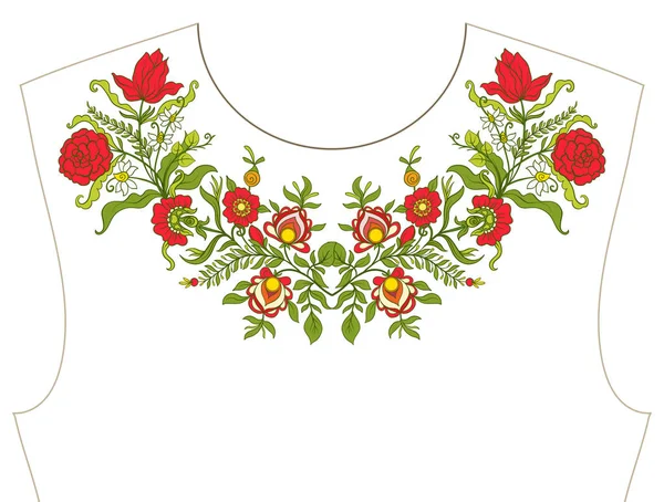 Nakış yaka, yaka T-shirt, bluz, gömlek için için. Patt