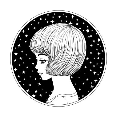 Genç ve güzel bir kız.