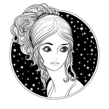 Genç ve güzel bir kız.