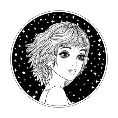 Genç ve güzel bir kız.