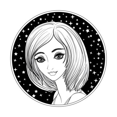 Genç ve güzel bir kız.