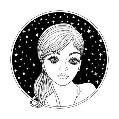 Genç ve güzel bir kız.