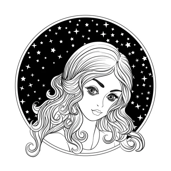 Genç ve güzel bir kız.