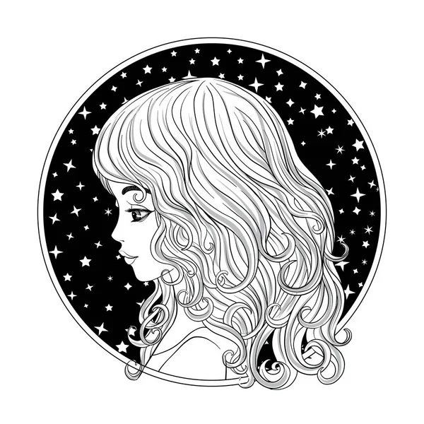 Genç ve güzel bir kız.