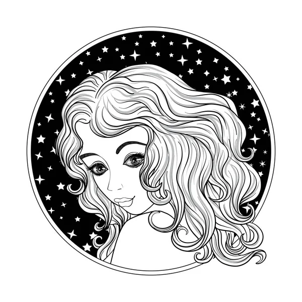 Genç ve güzel bir kız.