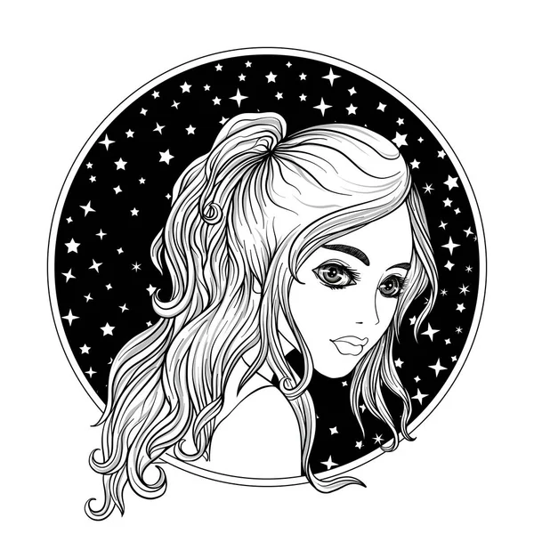 Genç ve güzel bir kız.