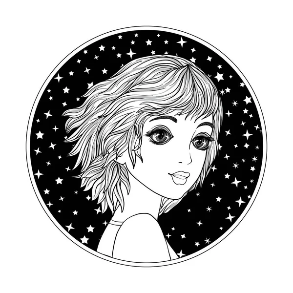 Genç ve güzel bir kız.