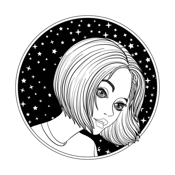 Genç ve güzel bir kız.