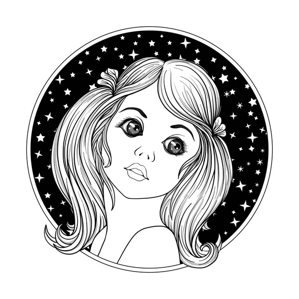 Genç ve güzel bir kız.