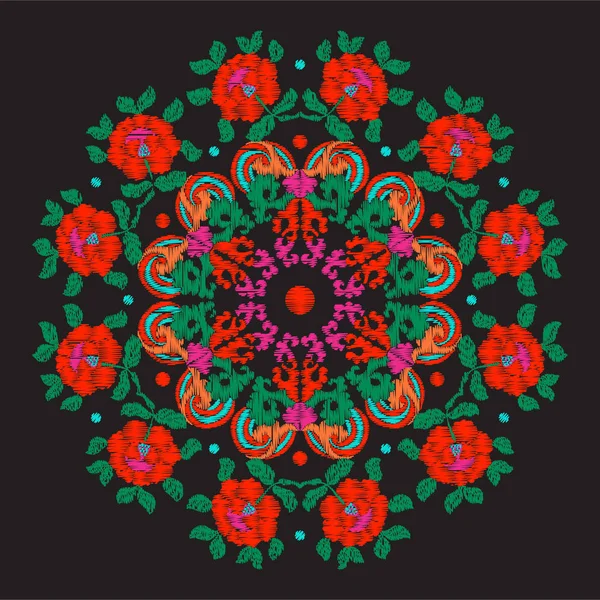 Asya tarzı nakış vintage dekor elementleri