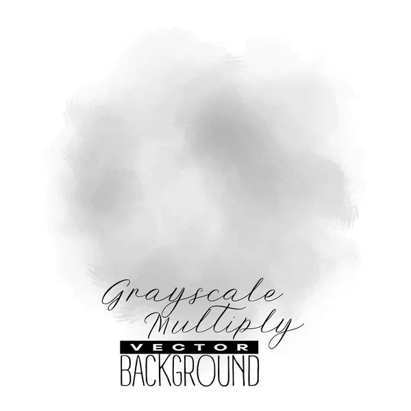 Abstract multiply inkblot or watercolor background. Monochrome g — Stock Vector