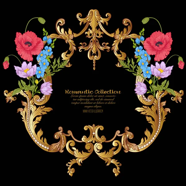 Yaz çiçek: poppy, nergis, anemon, violet, botanik s