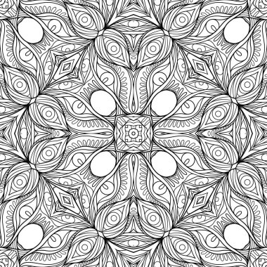 Dikişsiz desen, geometrik çiçek soyut patt ile arka plan