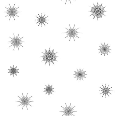 Dikişsiz desen, arka plan dekoratif yıldız ile. Stok satırı v