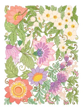 Afiş, poster, davet arka plan ile soyut dekoratif s