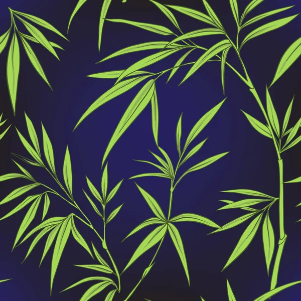 Bambu yaprakları ve Japon arpacık şubeleri ile Seamless Modeli