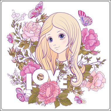 Genç güzel kız ile uzun gül bahçesinde duydum. Aferin