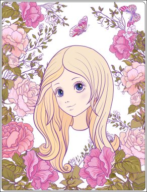 Genç güzel kız ile uzun gül bahçesinde duydum. Aferin