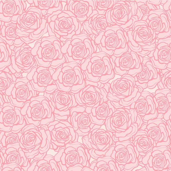 Gül çiçek seamless modeli. Pembe gül pembe bir arka plan üzerinde. Tanrı'nın askerleri