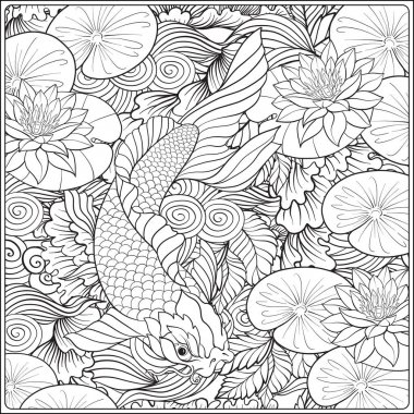 Japon yatay, Fuji Dağı ve gelenek çiçek ve bir b