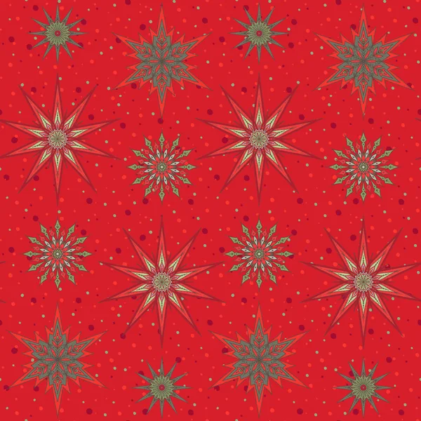 Dikişsiz desen, arka plan dekoratif yıldız ile.
