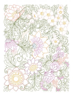 Afiş, poster, davet arka plan ile soyut dekoratif s