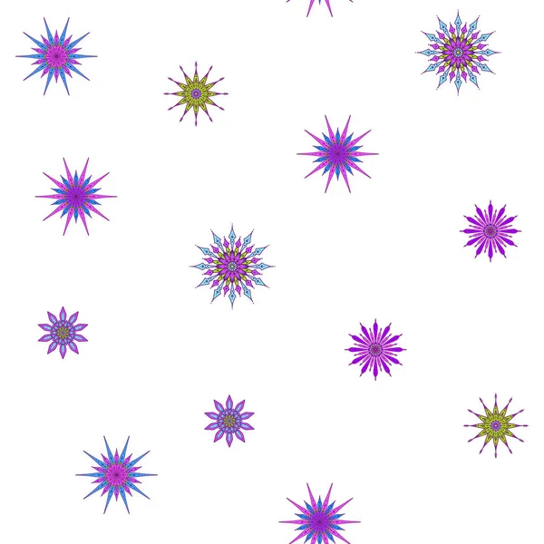 Dikişsiz desen, arka plan dekoratif yıldız ile.