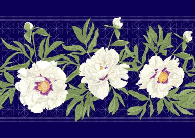 Şakayık çiçeği. Kusursuz kalıp, arkaplan.