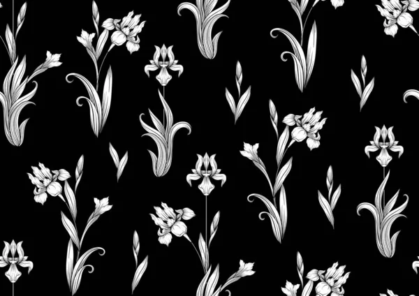 Irisbloem, fleur-de-lis — Stockvector