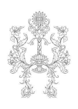 Barok, rokoko, Victoria dilinde elementler