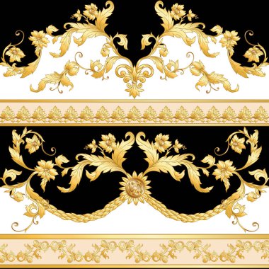 Kusursuz desen, arka plan Barok dilinde