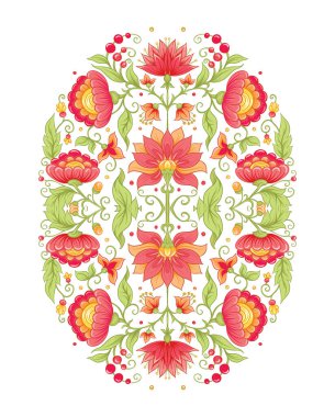 Gelenek motifi, fantezi çiçekleri