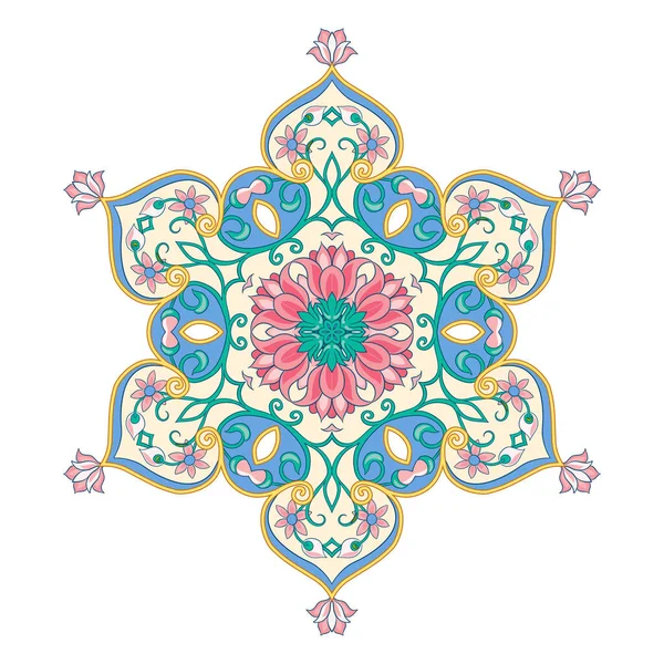 Eastern ethnic motif, traditional muslim ornament. — Stock Vector