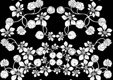 Fındık. Dekoratif motif. Kusursuz desen